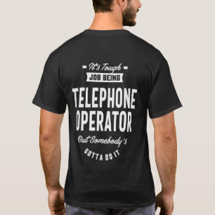 Camiseta Presente de Cargo de Operador Telefônico