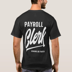 Camiseta Presente de Cargo do Empregador de Folha de Pagame