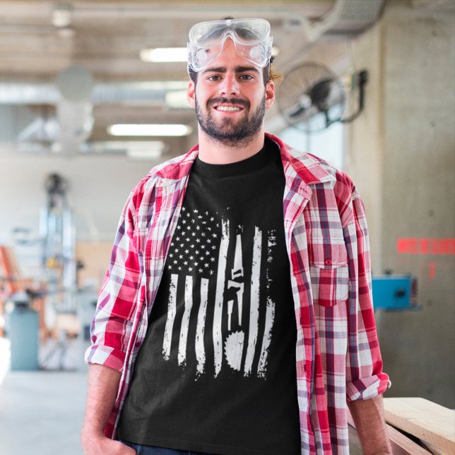 Camiseta Presente de Carpentry de Carpinteiro de Marca Amer (Criador carregado)