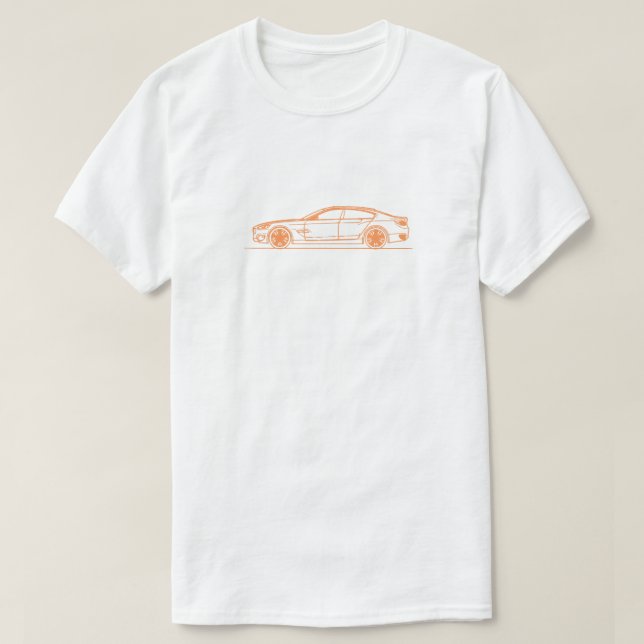 Camiseta Presente de carro neon para Car Lover (Frente do Design)
