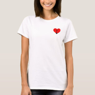 Camiseta presente de cartão de namorados para cirurgiões 