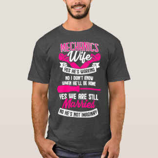 Camiseta Presente de Casal Casado por Esposa Mecânica