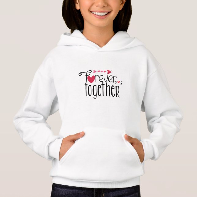 Camiseta Presente de casal para sempre (Frente)