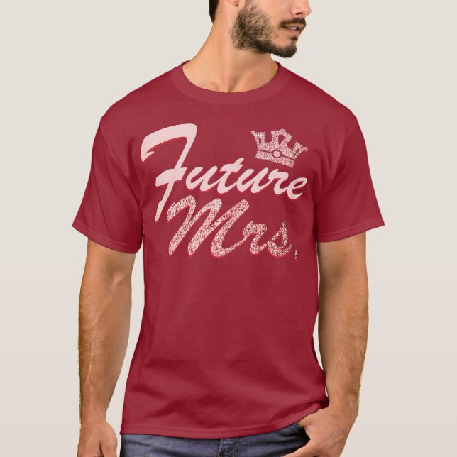 Camiseta Presente de Casamento das Mulheres para a Noiva, d (Frente)