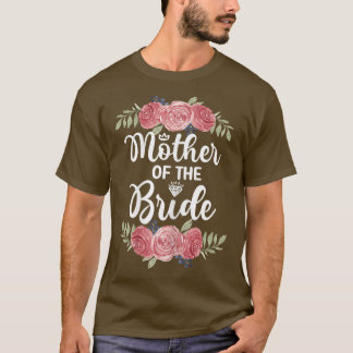 Camiseta Presente de casamento de chuve de noiva da mãe das