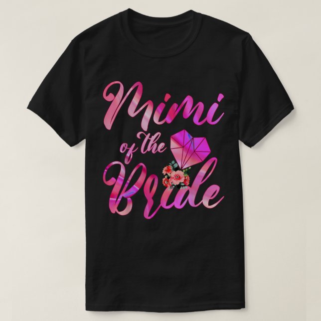 Camiseta Presente De Casamento Para Avó De Noiva Mimi Do Br (Frente do Design)