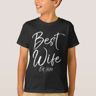 Camiseta Presente De Casamento Para Esposa Do Marido Melhor