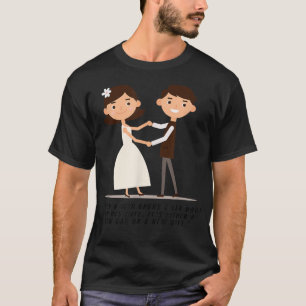 Camiseta Presente de casamento para homem carro casal Esqua