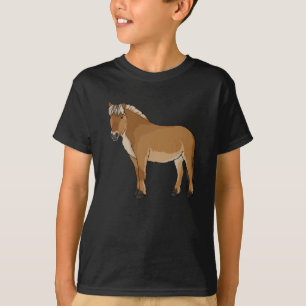 Camiseta Presente de Cavalo de Fjoro Norueguês
