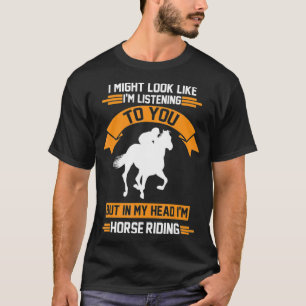 Camiseta Presente de Cavalos Anéis