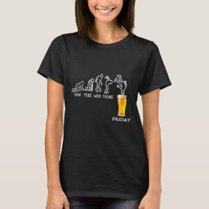 Camiseta Presente De Cerveja Pronto Para Sexta-Feira, Seman