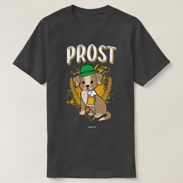 Camiseta Presente de cerveja Prost T (Frente do Design)