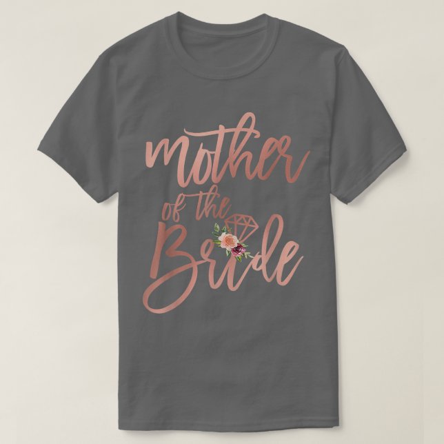 Camiseta Presente de Chá de Noiva para a Mãe da Noiva (Frente do Design)