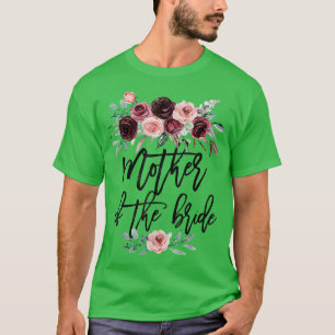 Camiseta Presente de Chá de Noiva para a Noiva Mãe Mãe da N