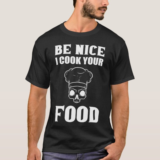 Camiseta Presente de Chef Executivo Cozinhe Sua Comida vint (Frente)