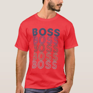 Camiseta Presente de chefe para pai no retro de Natal