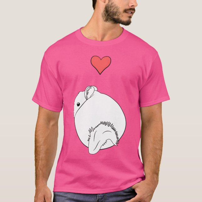 Camiseta Presente de Chinchila amoroso (Frente)