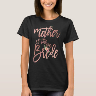 Camiseta Presente de Chuva de Casamento Para a Mãe da Noiva