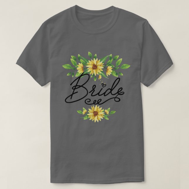 Camiseta Presente de Chuva de Casamento para Ela Dama de Ho (Frente do Design)
