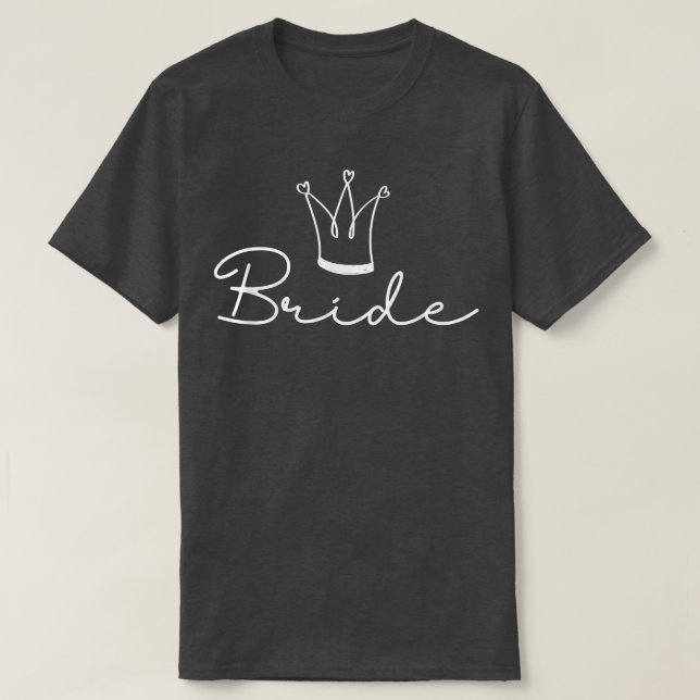 Camiseta Presente de Chuveiro de Noiva Casamento Despedida  (Frente do Design)