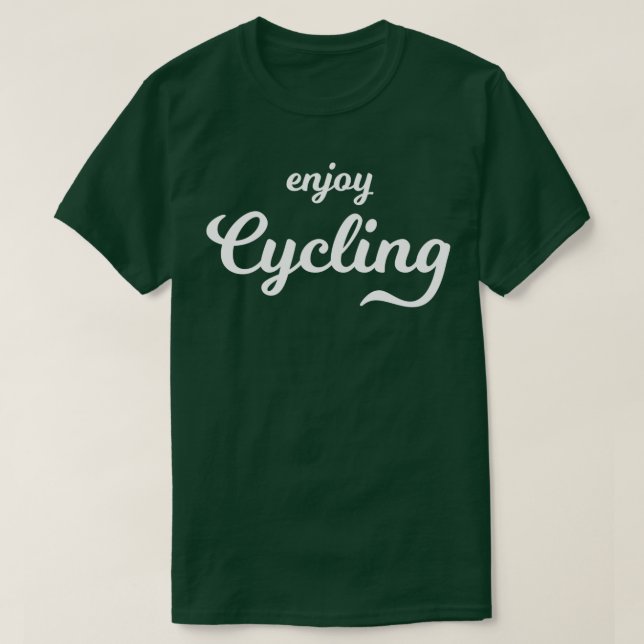 Camiseta Presente de Ciclo para o Lover de Ciclo (Frente do Design)