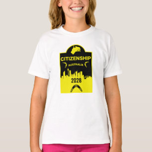 Camiseta Presente de cidadania australiana