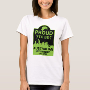 Camiseta Presente de cidadania australiana