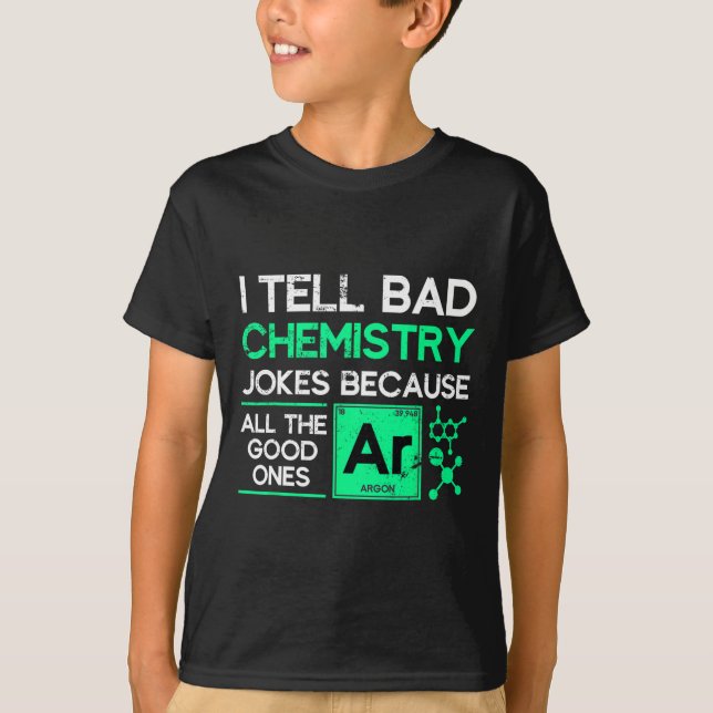 Camiseta Presente de Ciência de Professor de Química Engraç (Frente)