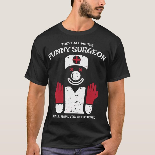 Camiseta Presente de cirurgião engraçado para cirurgiões, m (Frente)