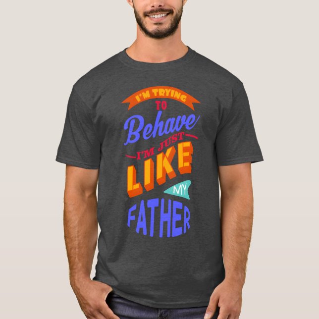 Camiseta Presente de citação de humor do filho (Frente)