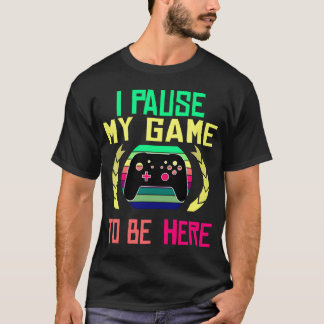Camiseta Presente de citação de jogos