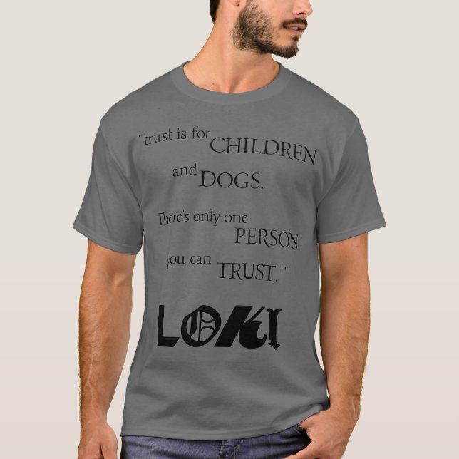 Camiseta Presente de citação de Loki (Frente)