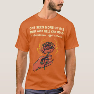 Camiseta Presente de citação de Shakespeare Inferno
