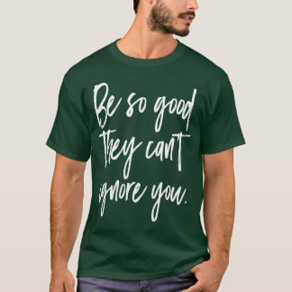 Camiseta Presente de citação de sucesso motivacional