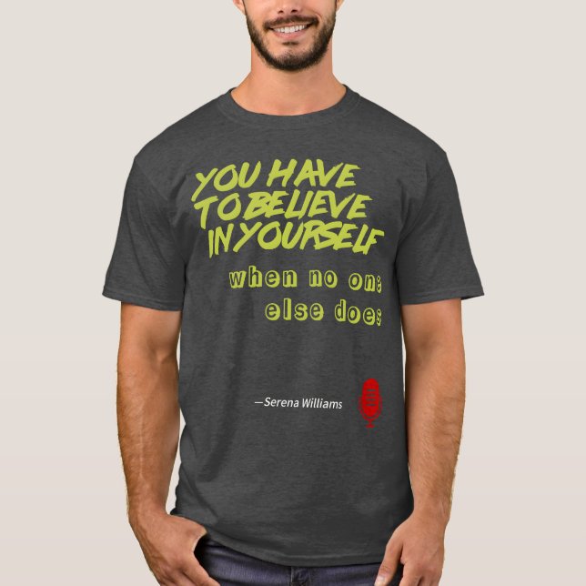 Camiseta Presente de citação do dia (Frente)