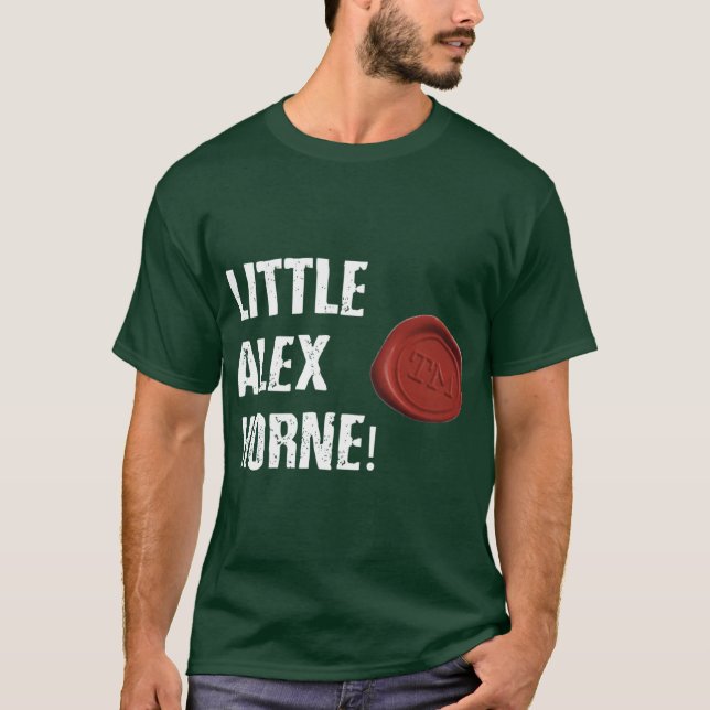 Camiseta Presente de citação do Taskmaster Little Ale Horne (Frente)