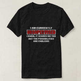 Camiseta Presente de Citação Engraçada e Sarcástica Atualme