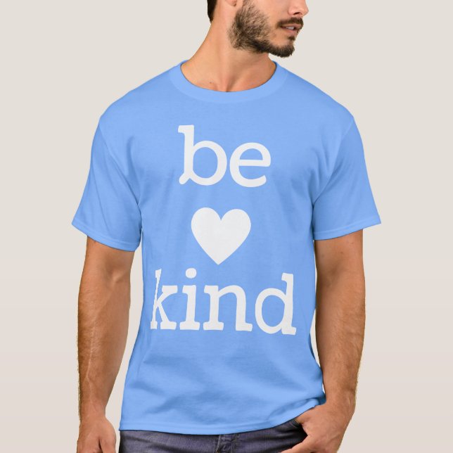 Camiseta Presente de citação vintage seja gentil (Frente)