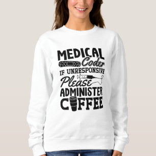 Camiseta Presente de Codificação ICD do Assistente de Café