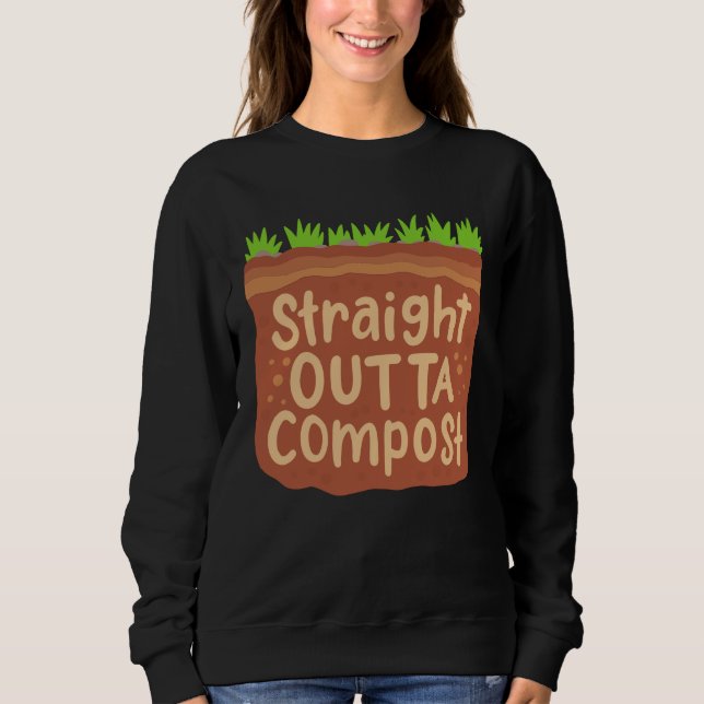 Camiseta Presente de composto de jardim (Frente)