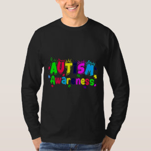 Camiseta Presente De Consciência Autista Para Crianças Home