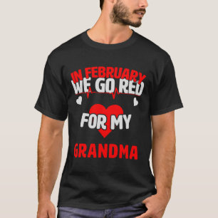 Camiseta Presente De Consciência Da Doença Ficamos Vermelho