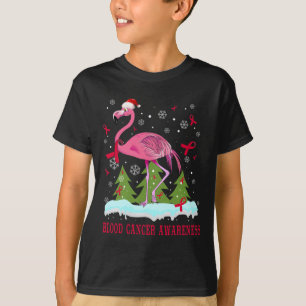 Camiseta presente de consciência de cancer de sangue flamin
