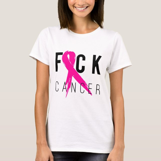 Camiseta Presente de Consciência do Cancer da Mama Retrostr (Frente)