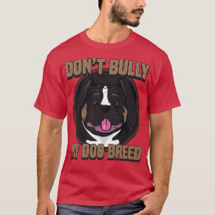 Camiseta Presente de Consciência do Orgulho Pitbull do Cach