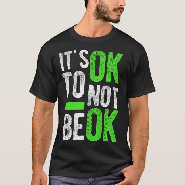 Camiseta Presente de Consciência do Suicídio da Saúde Menta (Frente)