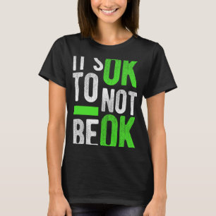 Camiseta Presente de Consciência do Suicídio Sanitário Está