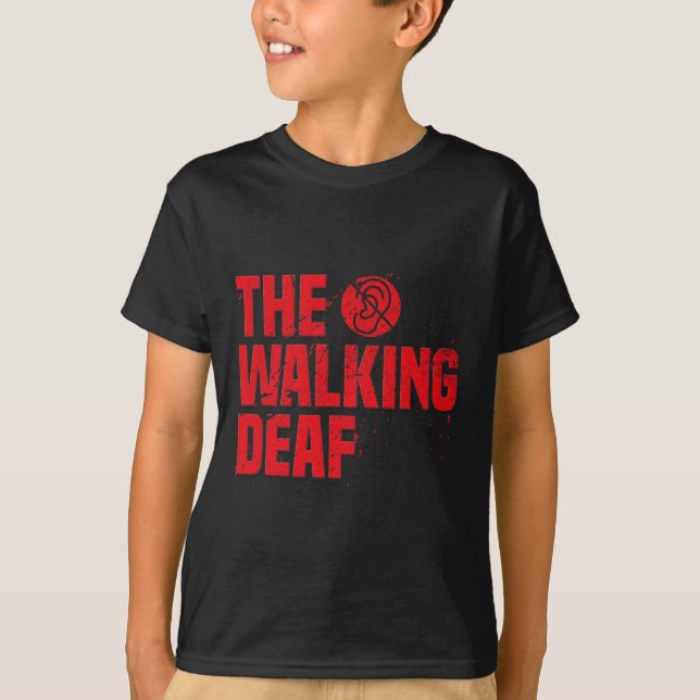 Camiseta Presente de Consciência dos Deficientes Auditivos (Frente)