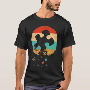 Camiseta Presente de consciência para o autismo bonito Vin