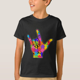 Camiseta Presente de Consciencialização do Amor em Língua G